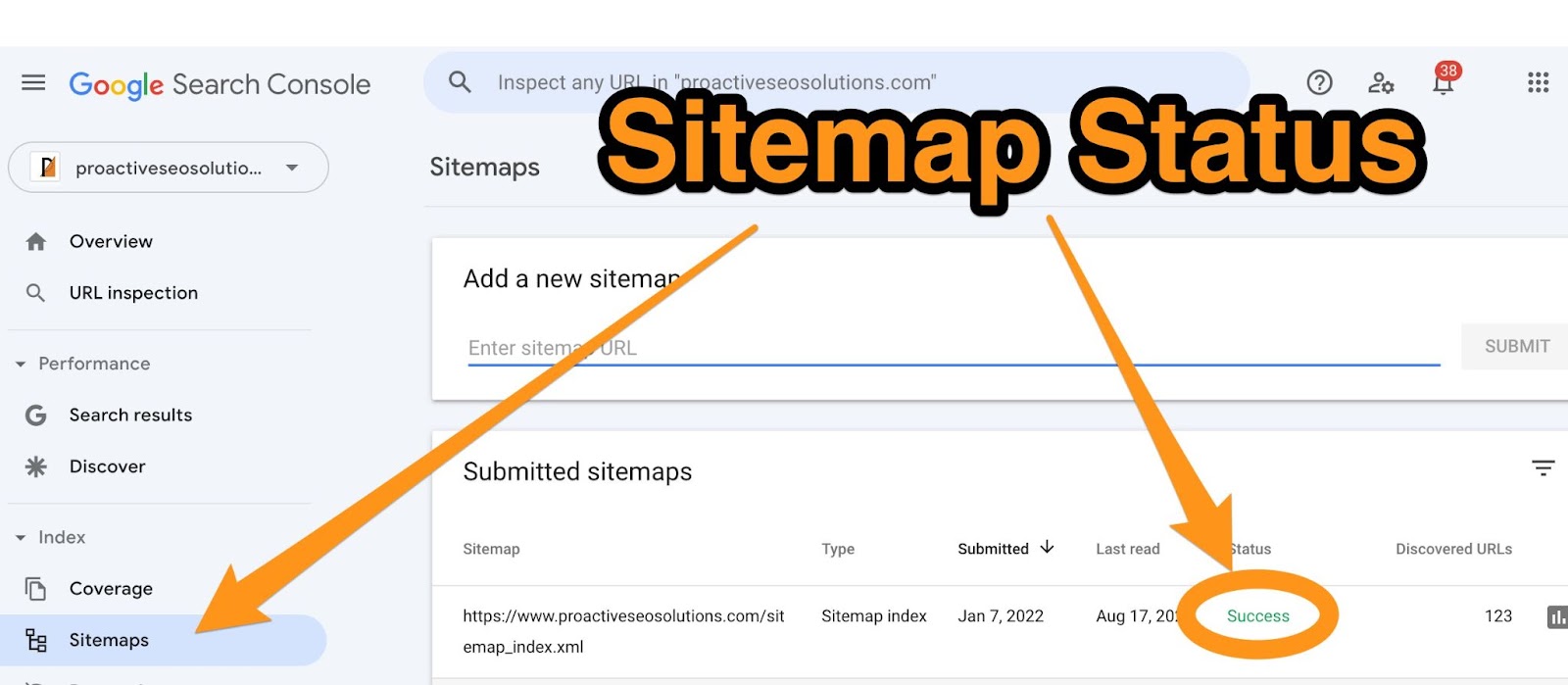 Sitemap Status